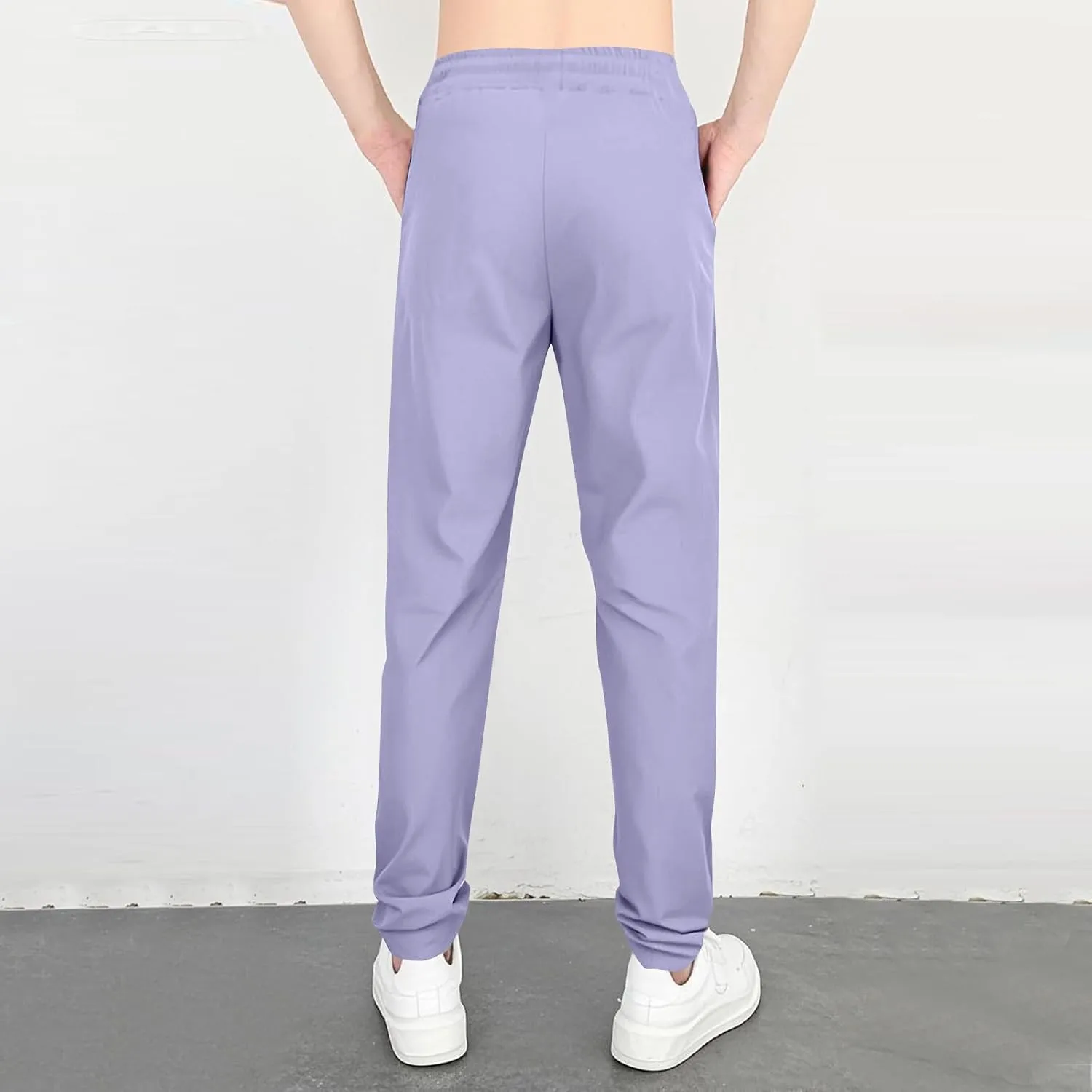 ADHOWBEW Mencomfy Cargo Pants Multipants High Stretch Multi-Pocket Durable Dry Fit Cargo Breathable Joggers