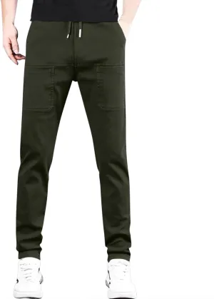 ADHOWBEW Mencomfy Cargo Pants Multipants High Stretch Multi-Pocket Durable Dry Fit Cargo Breathable Joggers