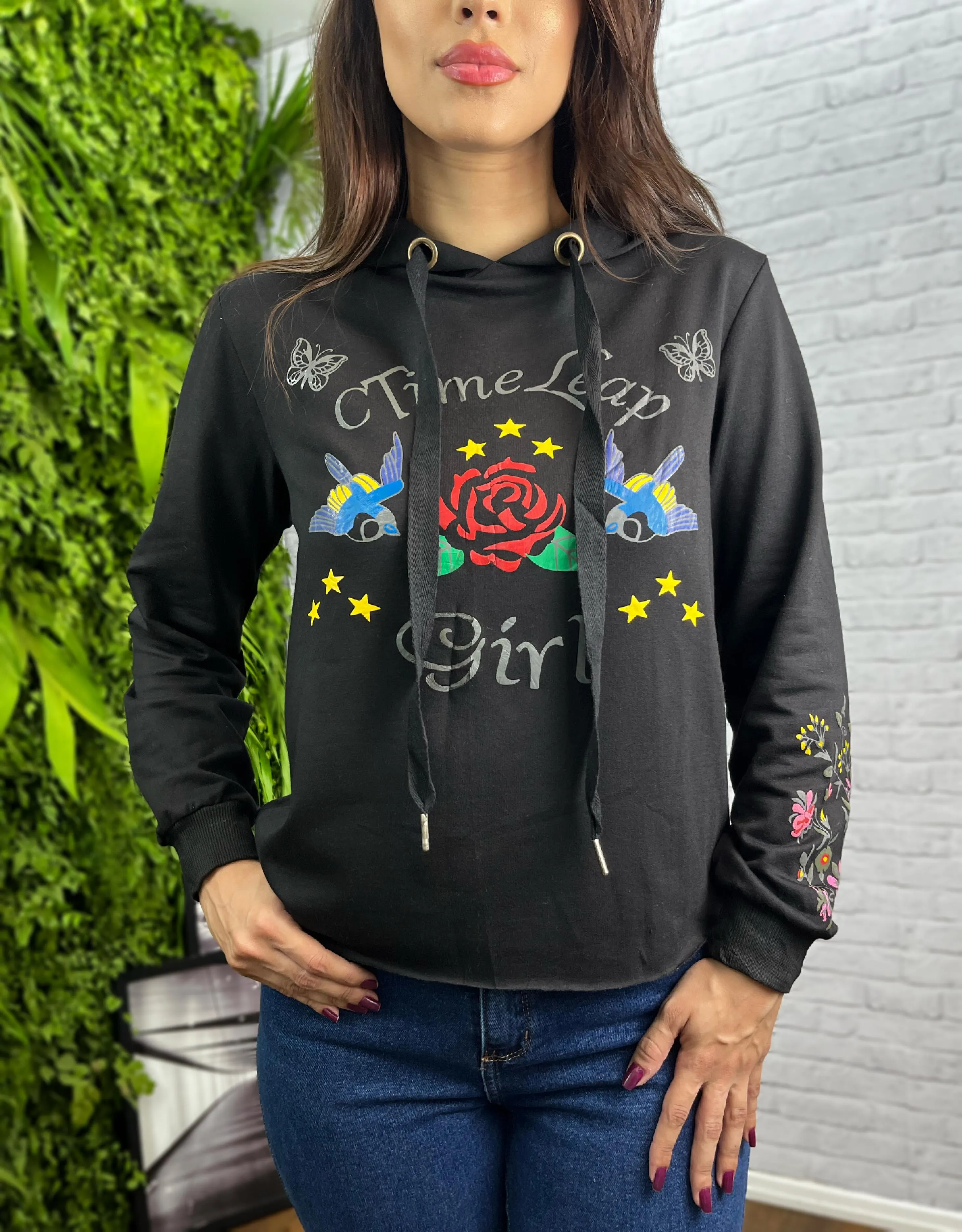Blusa Com Capuz Time Leap 53393 (17C)