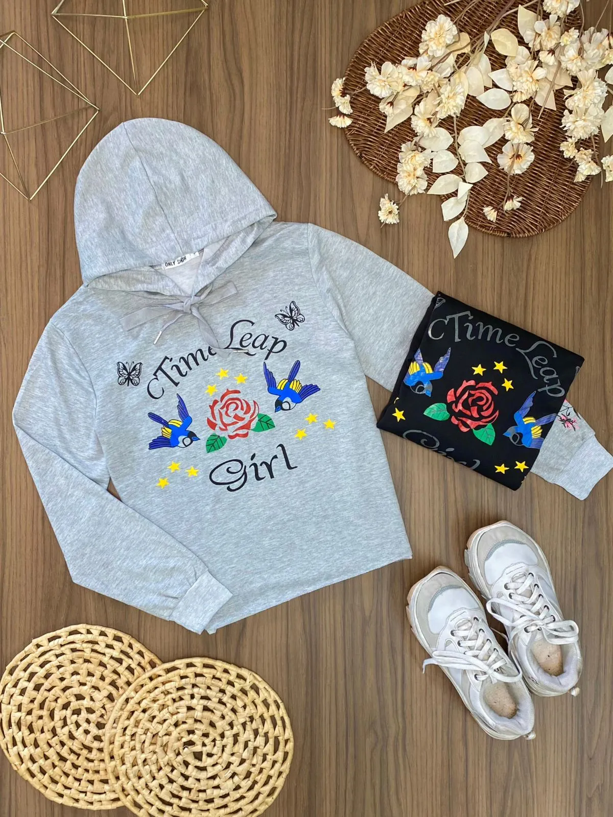 Blusa Com Capuz Time Leap 53393 (17C)