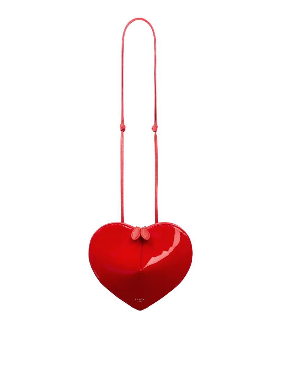 Bolsa ALAÏA LE Coeur Heart Bag in Calfskin Vinil