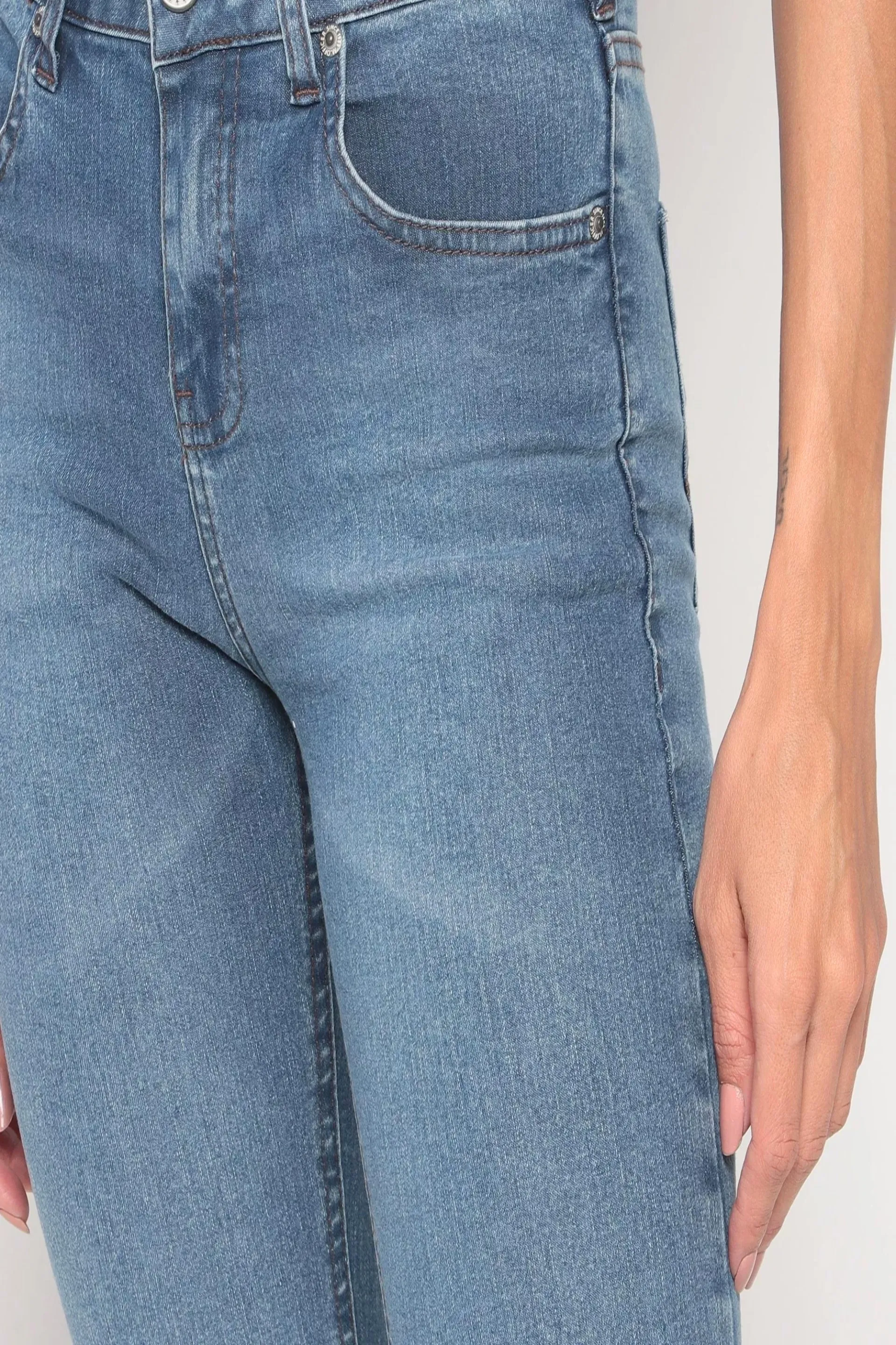 CALÇA JEANS SUPER SKINNY C3 BLUE WASH