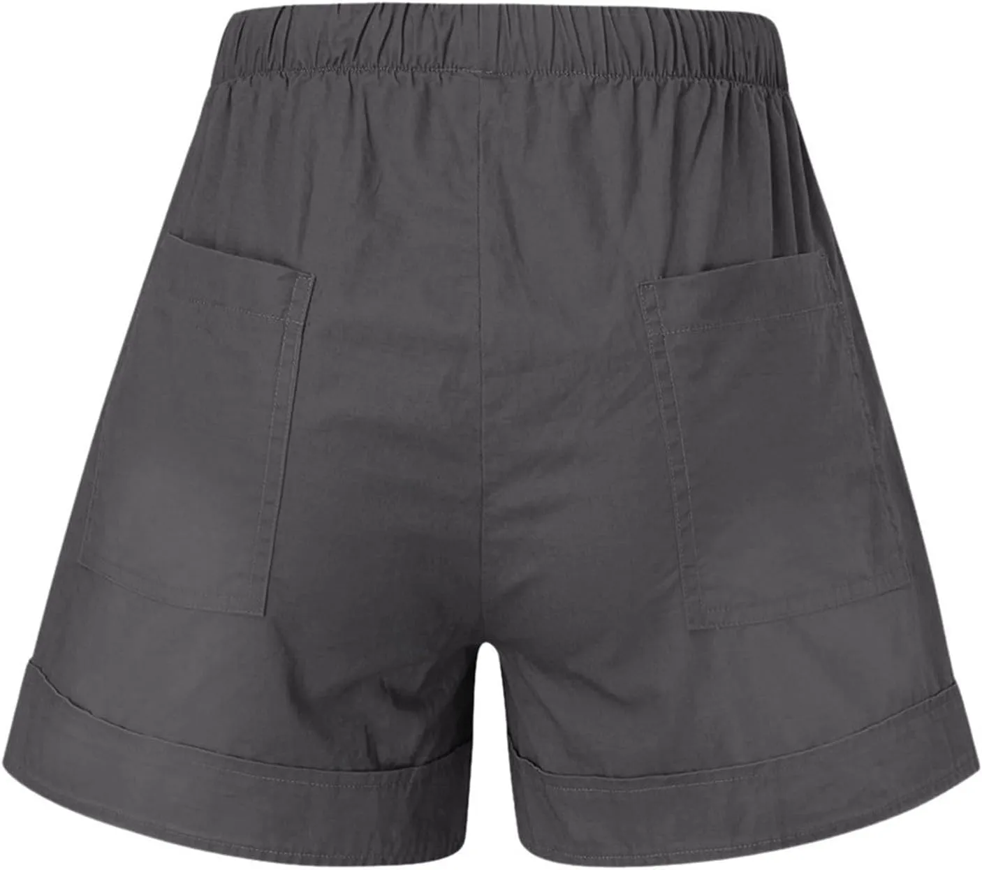 Comfy Bermuda Shorts For Women Loose Fit Elastic Waist Drawstring Casual Shorts With Pockets Summer Lounge Shorts
