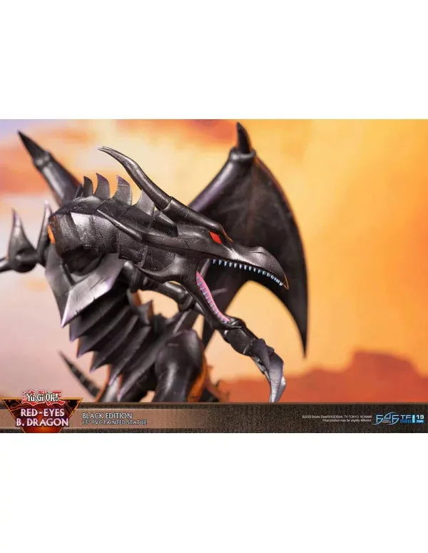 First 4 Figures: Yu Gi Oh - Dragon Negro De Ojos Rojos 13 Pulgadas