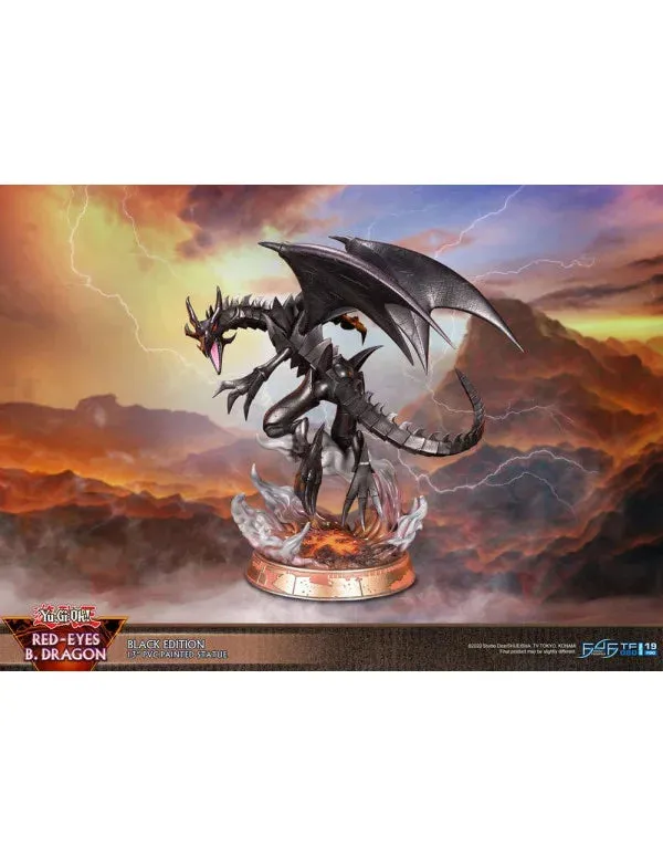 First 4 Figures: Yu Gi Oh - Dragon Negro De Ojos Rojos 13 Pulgadas