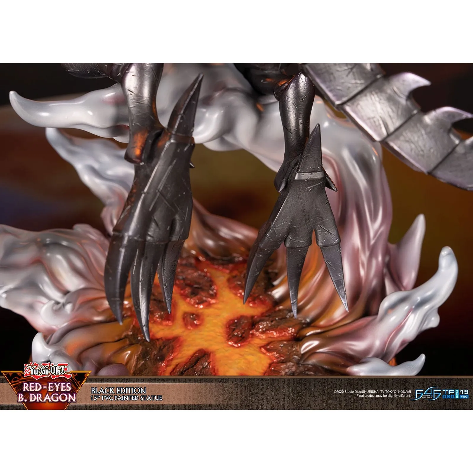 First 4 Figures: Yu Gi Oh - Dragon Negro De Ojos Rojos 13 Pulgadas