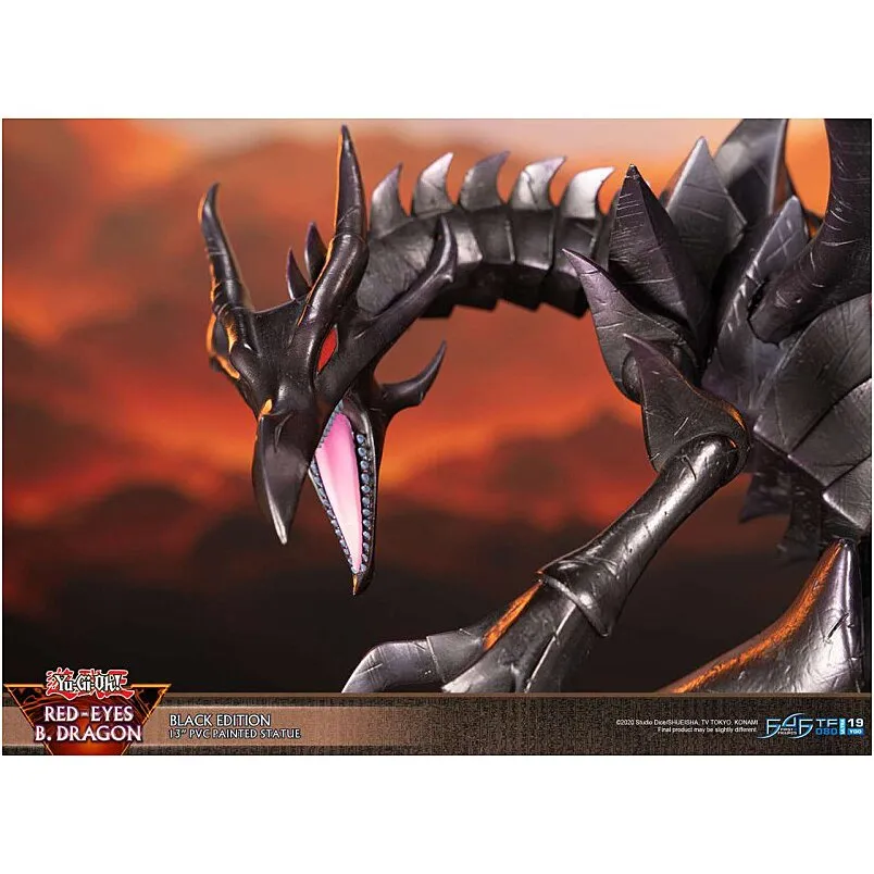 First 4 Figures: Yu Gi Oh - Dragon Negro De Ojos Rojos 13 Pulgadas