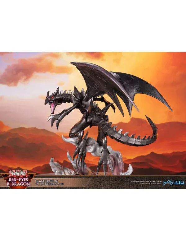 First 4 Figures: Yu Gi Oh - Dragon Negro De Ojos Rojos 13 Pulgadas