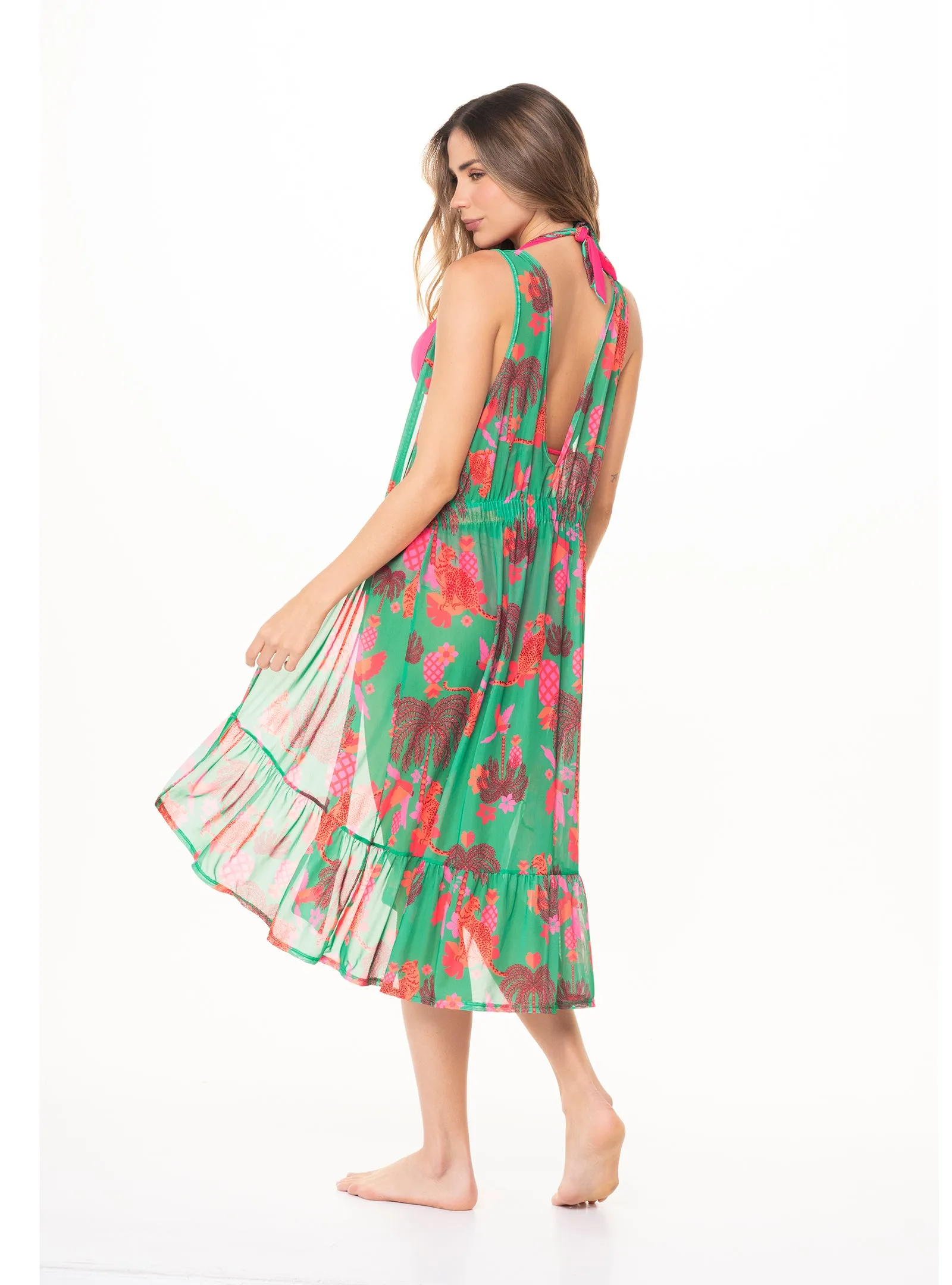 Kaftan 9006 Largo Con Bolero - Est Amazonico