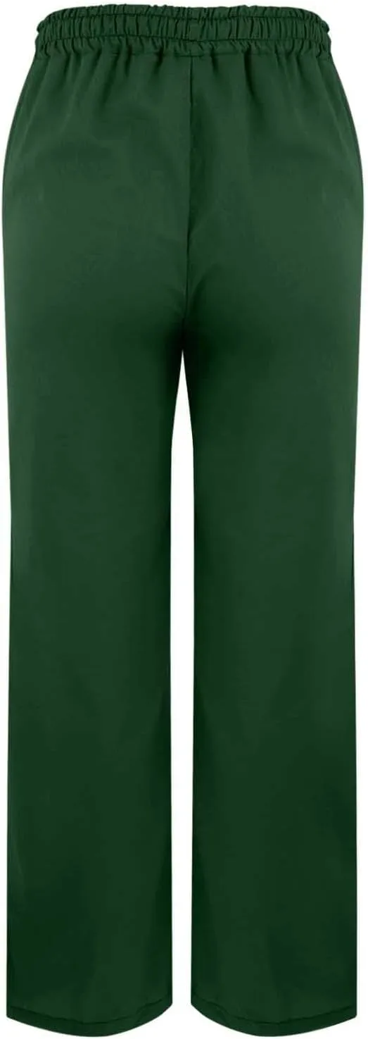 Linen Pants for Women 2025 Summer High Waist Elastic Straight Leg Lounge Pant Casual Lightweight Beach Trousers