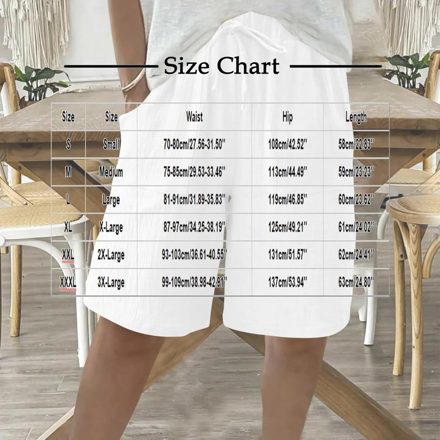 Linen Shorts for Women Knee Length High Waisted Lounge Shorts Summer Casual Drawstring Plus Size Short with Pockets