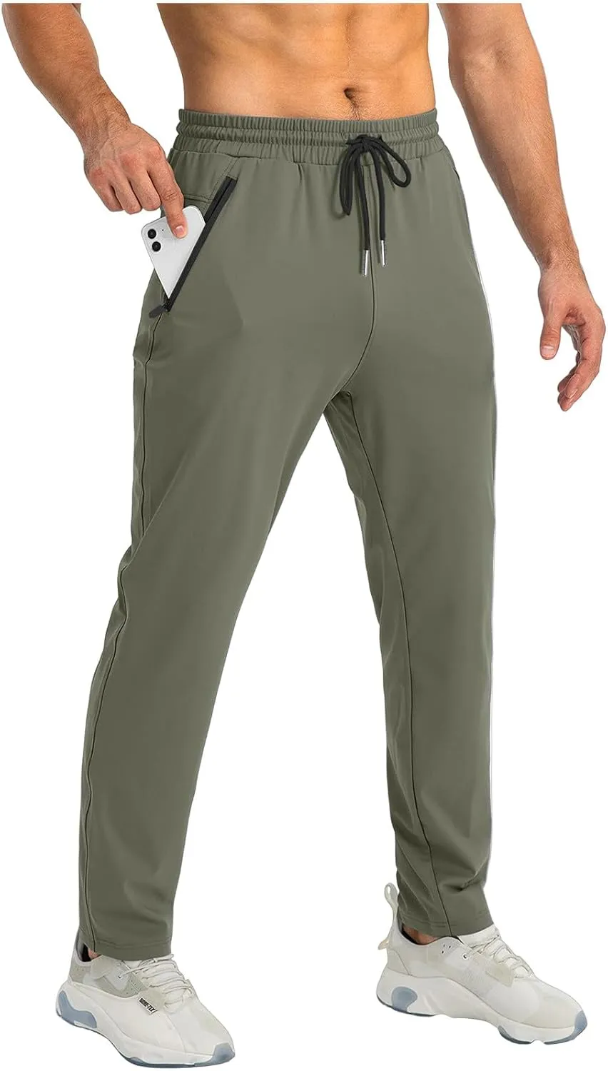 Mens Baggy Long Sweat Pants Mens Cargo Sweatpants Athletic Jogger Pant Drawstring Waist Going Out Casual Pants