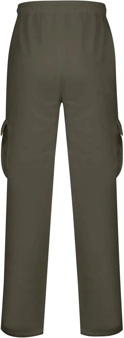 Men's Casual Jogger Pants Breathable Chino Relaxed Fit Outdoor Cargo Pants Sport Loose Fit Twill Jogging Sweatpants