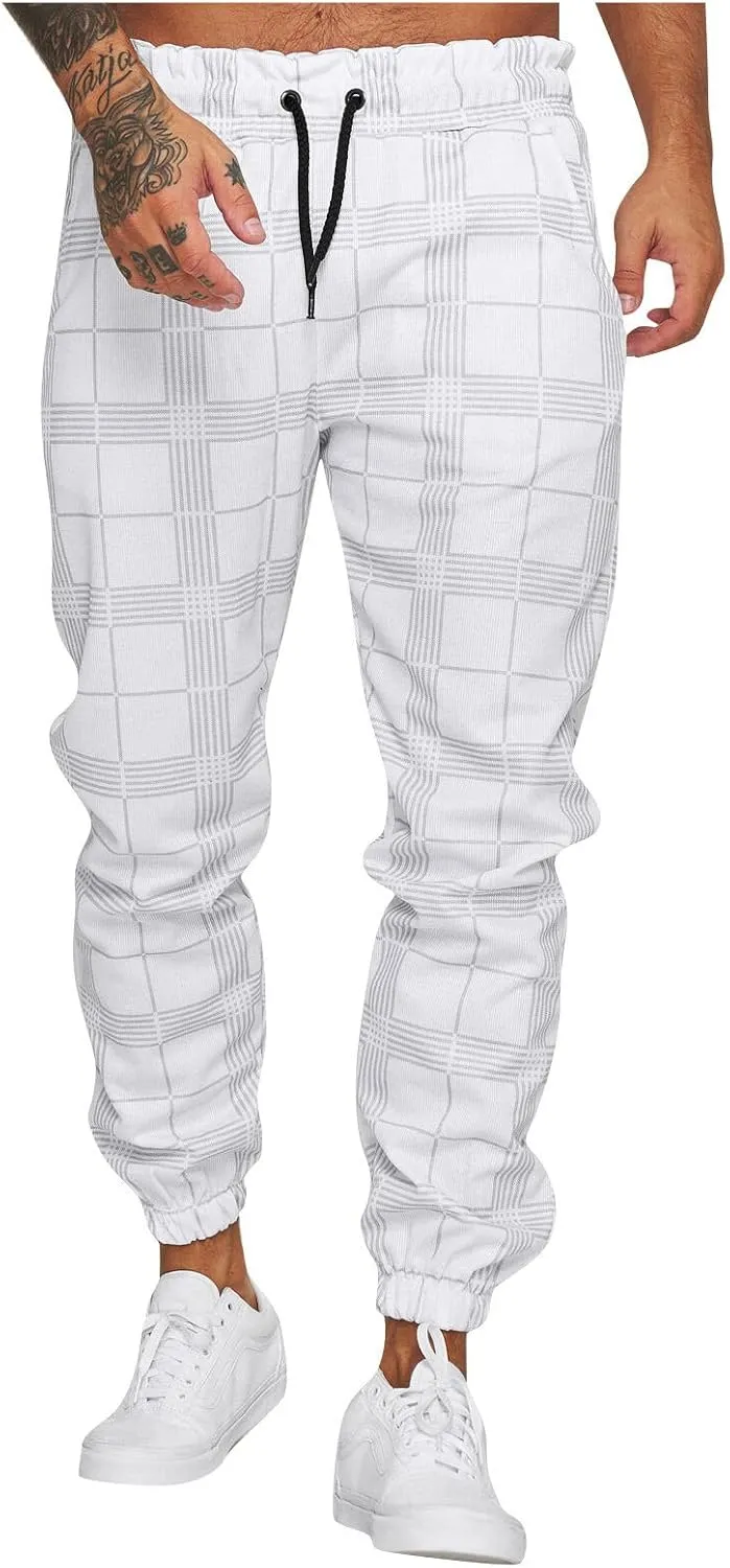 Mens Sweatpants Men Pants Casual Fashion Joggers Comfortable Basic Pants Sport Daily Workout Pants