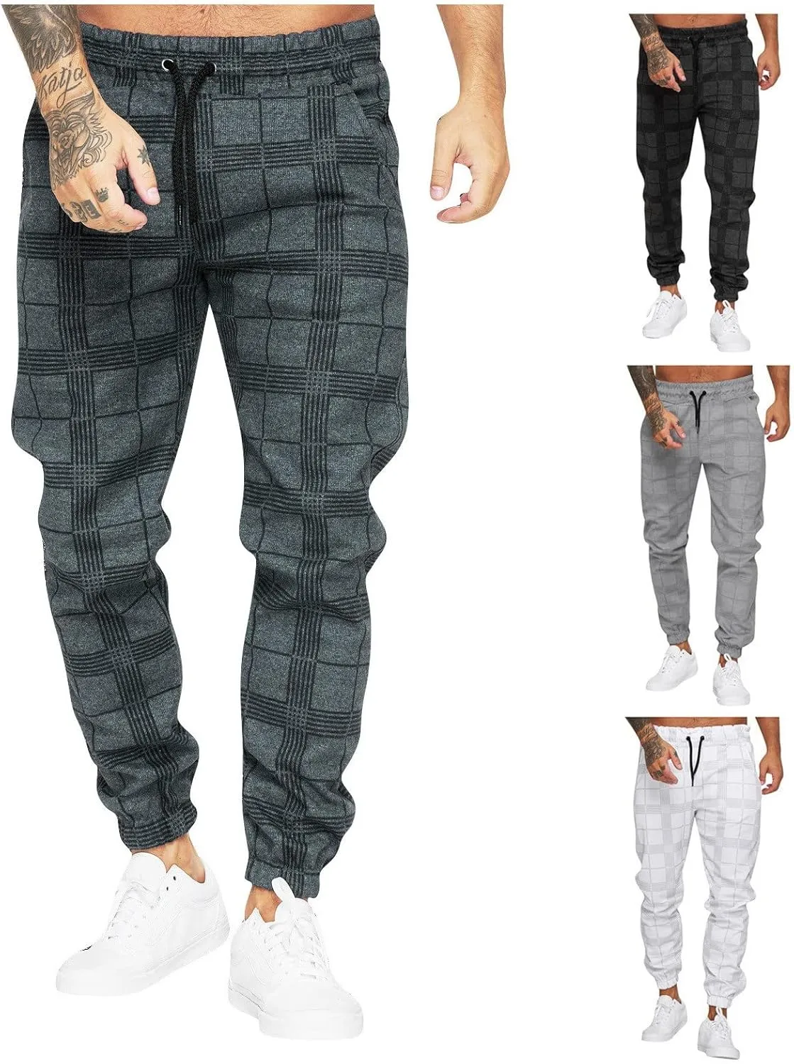 Mens Sweatpants Men Pants Casual Fashion Joggers Comfortable Basic Pants Sport Daily Workout Pants