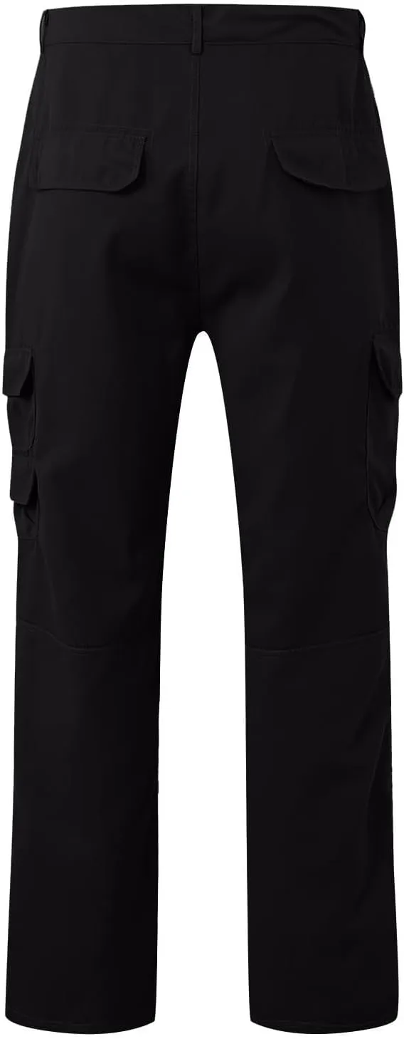Mens Tactical Hiking Cargo Pants Stretch Ripstop Waterproof Pants Pockets Lightweight Utility Outdoor Apparel