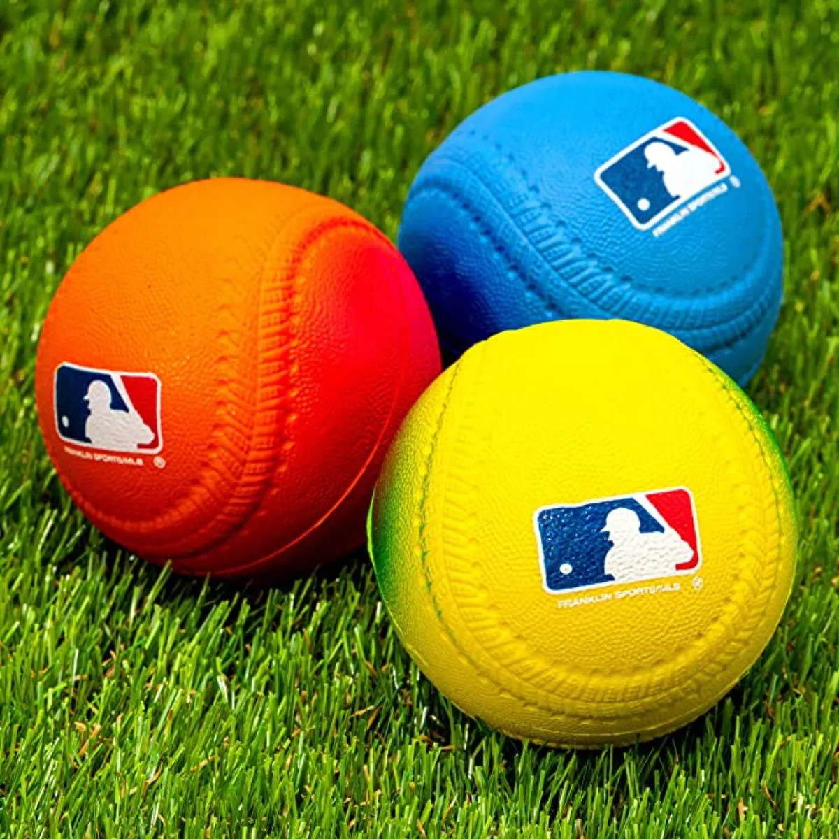 Mlb 70Mm Foam Baseball 3Pk