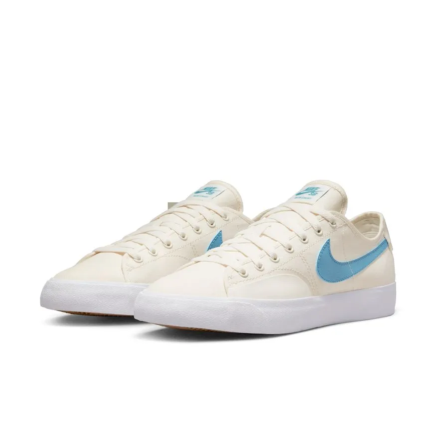 NIKE SB BLAZER COURT - Phantom/Phantom/Gum Light Brown/Cerulean