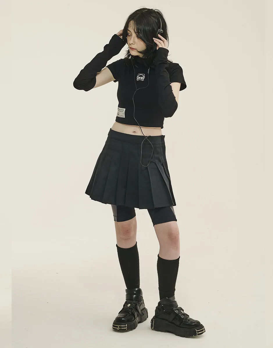 Saia de Pregas c/ Short Kace x Pitayaq