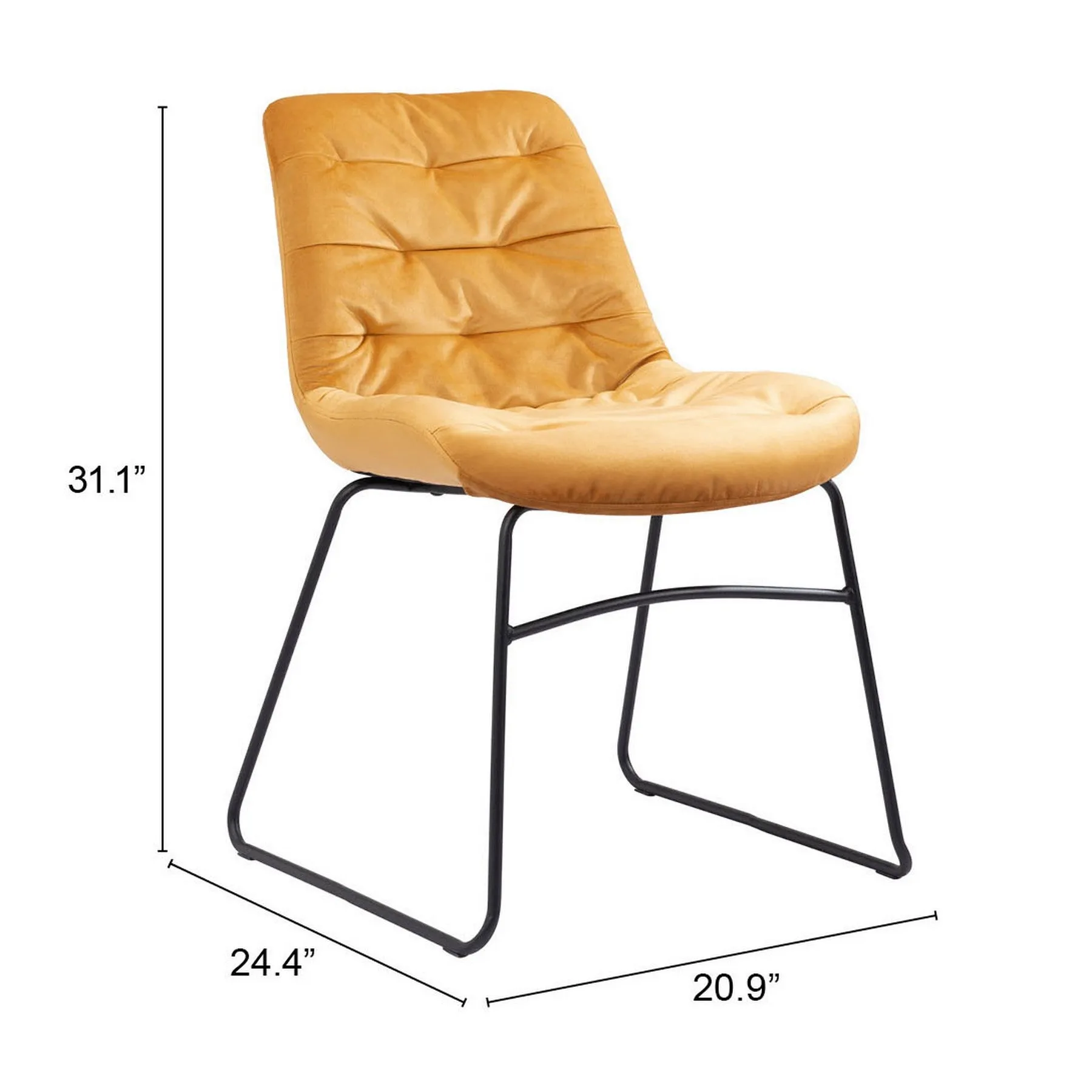 Silla de Comedor Tammy - Amarillo