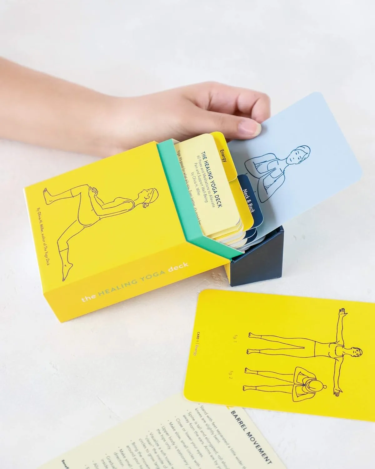 The Healing Yoga Deck: 60 Poses and Meditations to Alleviate Pain and Support Well-Being