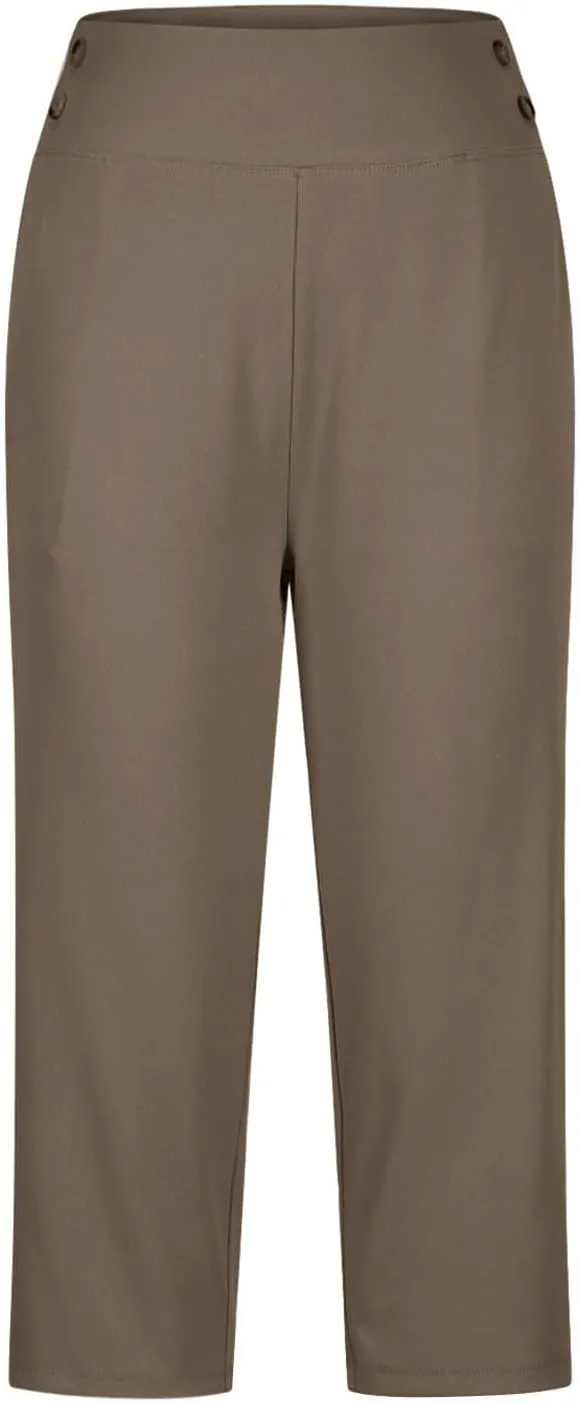 Women's Capri Yoga Pants with Pockets High Waisted Tummy Control Legging for Workout Capri Leggings for Women