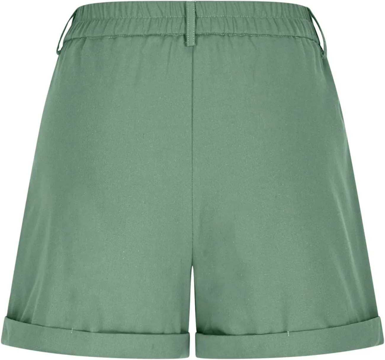 Women's Comfort Tailored Stretch Cotton Solid and Novelty Short Relaxed Fit Casual High Waist Pocketed Denim Shorts
